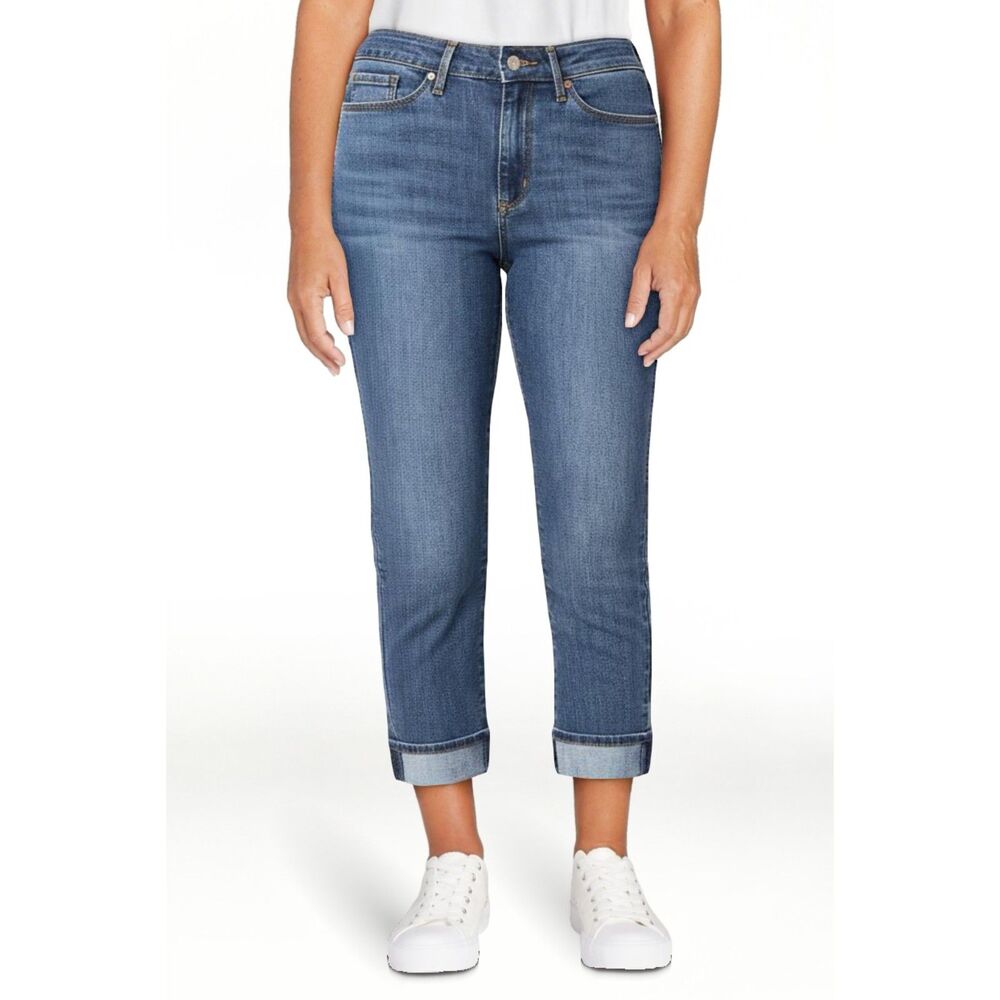 Levi Strauss Signature Women's Mid Rise Capri Jeans Sizes12 (31)